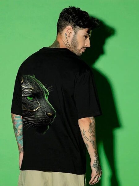 Zolo Graphic Printed Cotton Oversized T-shirt