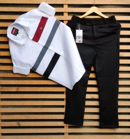 Men's Party Wear Lycra Trouser Shirt Combo