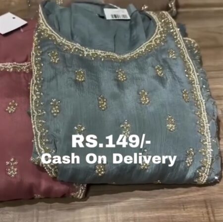 Multi-Color Hand worked Dress